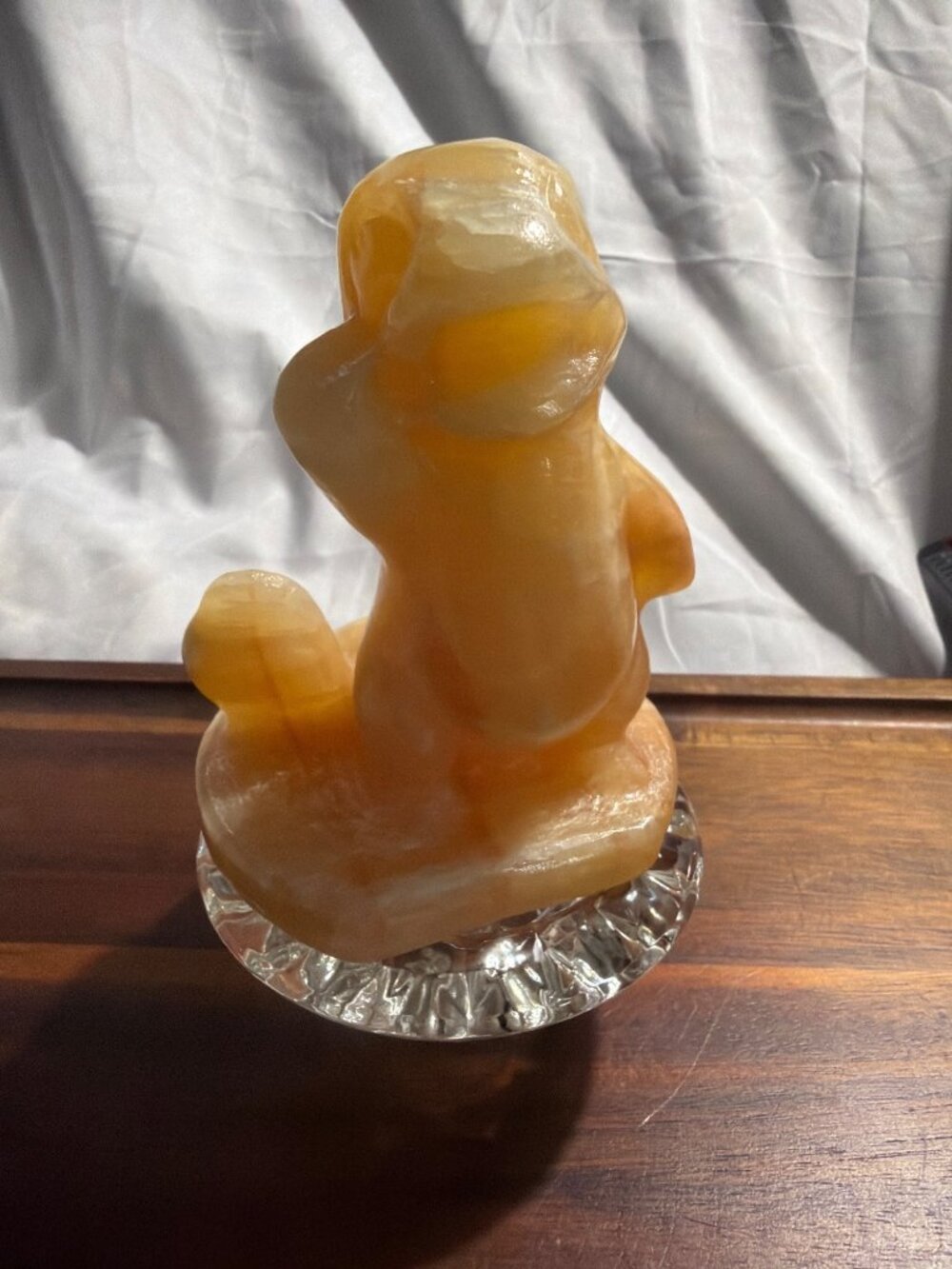Orange Calcite Pokemon Charmander Crystal Carving